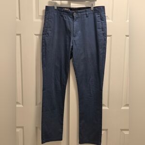 (5/$25) Volcom Men's Blue Stretch Chinos Size 34